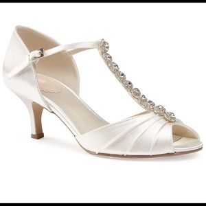 Satin Ivory Shoes